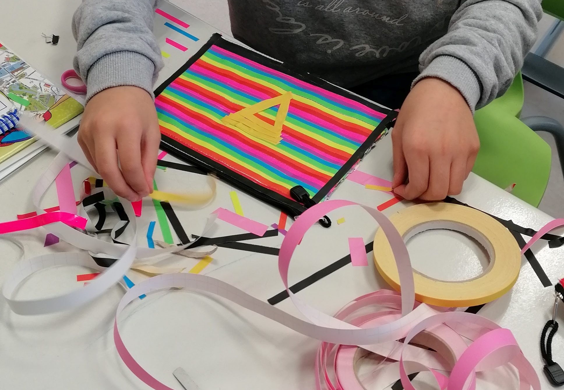 (c) K. Buncke - Tape Art