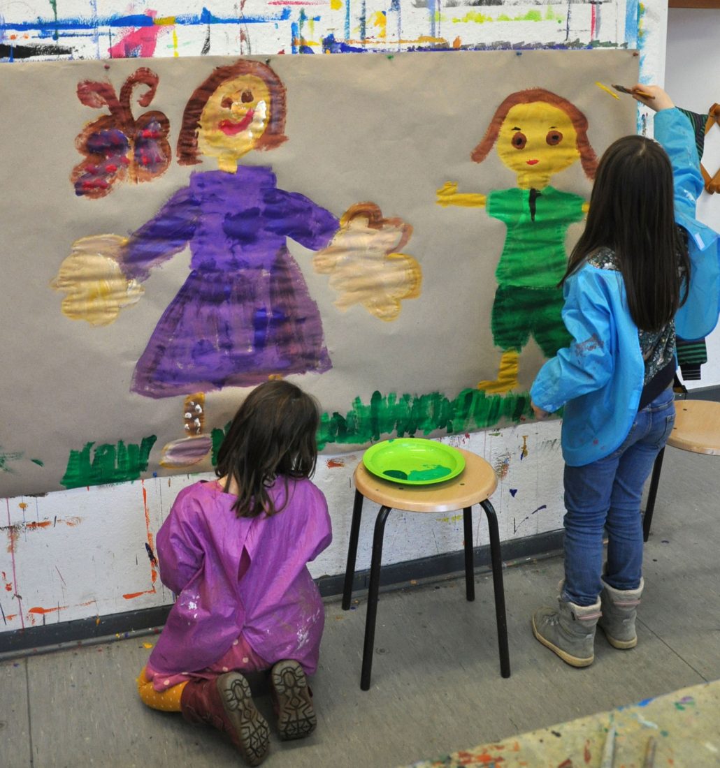 Frühkindliches Malen – Die Großen